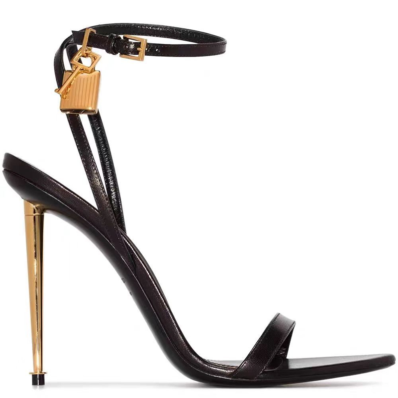 Casual Sandal Leather - Sandalias de mujer con decoración de