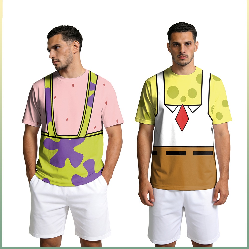 Tee Graphic Print - Camiseta de cosplay de Sponge y