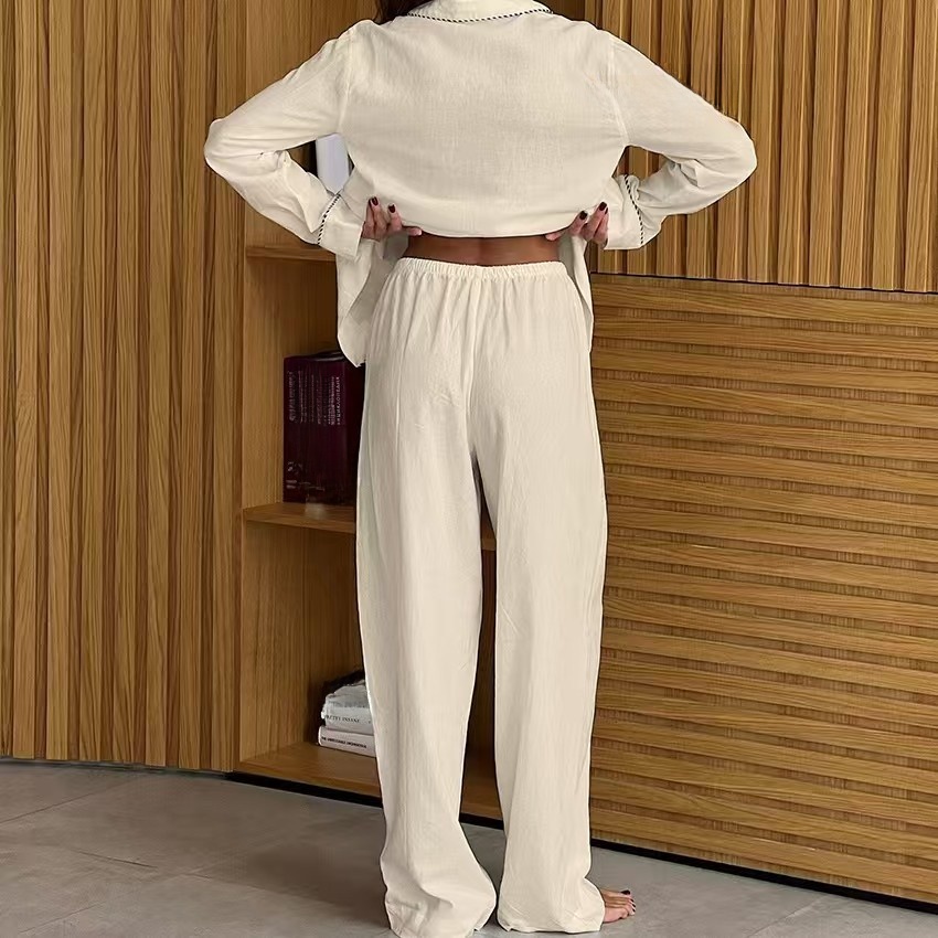 Conjunto de Pijama de Algodón  - Linen Shirt Breathable reseña y precio