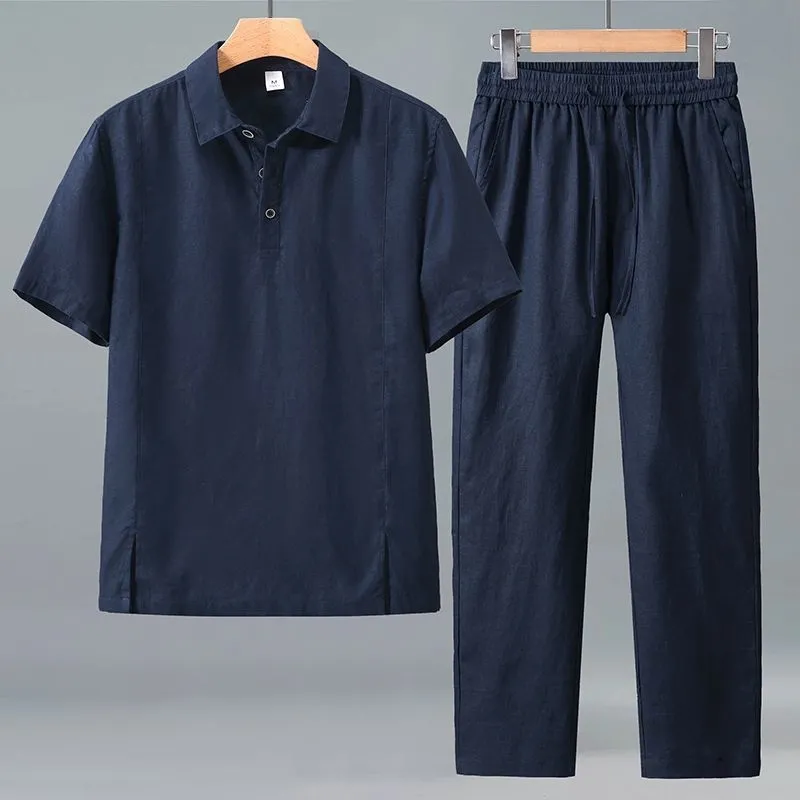 Conjunto de Dos Piezas de Lino - Short Linen Drawstring reseña y precio